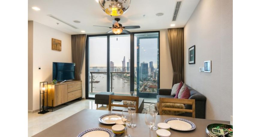 越南房地產｜越南胡志明市｜第七郡 富美興 Vinhomes Central Park 78平方米2房2衛 ｜Hotline (+886) 906.975.509 照片 11