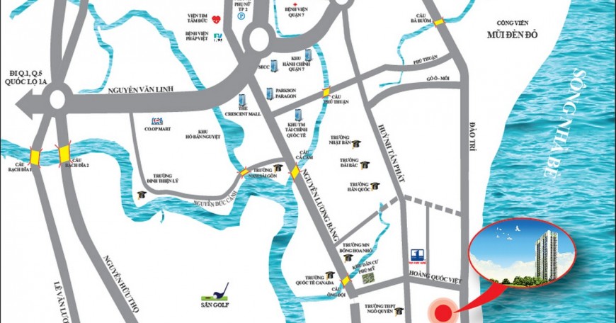 BÁN CĂN HỘ Hoàng Quốc Việt Apartment – VIEW SÔNG THOÁNG MÁT, SÁT PHÚ MỸ HƯNG