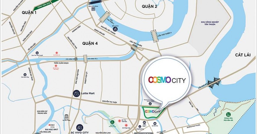 Căn Hộ Cosmo City Quận 7 – Vị Trí Đẹp, Giá Thuê Chỉ 16 Triệu/Tháng