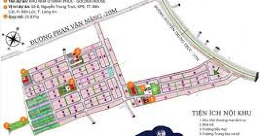 Golden House | Tọa lạc vị trí vàng trung tâm Bến Lức – Long An, lựa chọn lý tưởng cho an cư & đầu tư, khu dân cư hiện đại hạnh phúc.