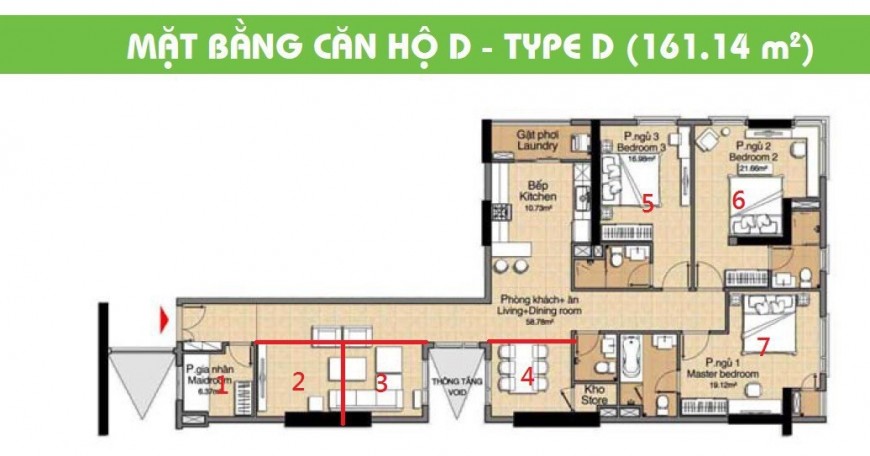Cho thuê căn hộ Era Town tại Quận 7 -  Giá siêu ưu đãi chỉ từ 2 triệu đến 2 triệu 150 Vnd/ tháng, 