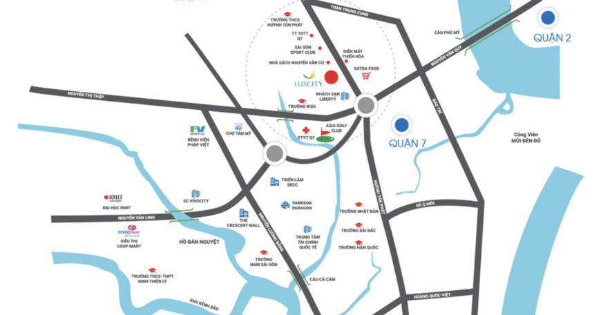 出租第七郡 Luxcity 公寓 | 價格僅 770 萬越南盾 / 月 