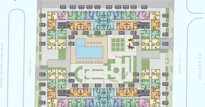 出售阮良朋路 Q7 Boulevard 公寓 | 價格 28 億 3500 萬越南盾
