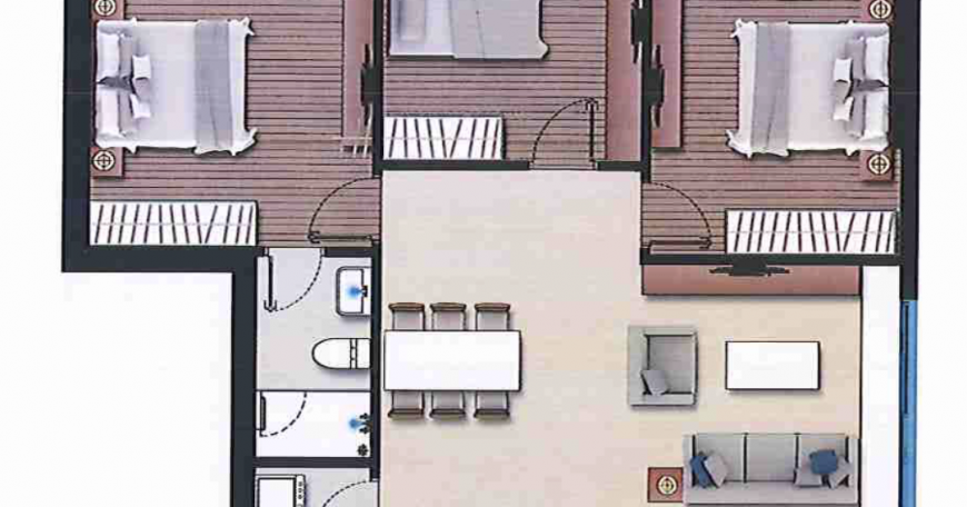 出租第七郡 SkyLine 公寓 | 月租金 1900 萬越南盾