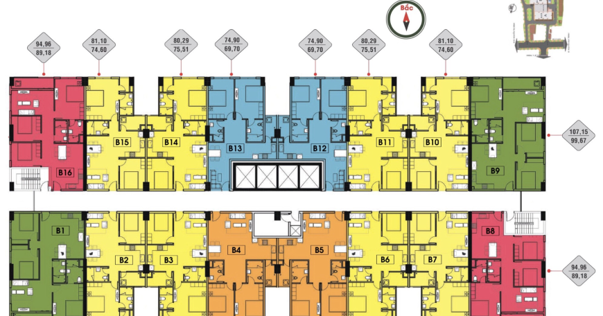 出售第二郡 Homyland Riverside 公寓 | 價格 42 億 6500 萬越南盾