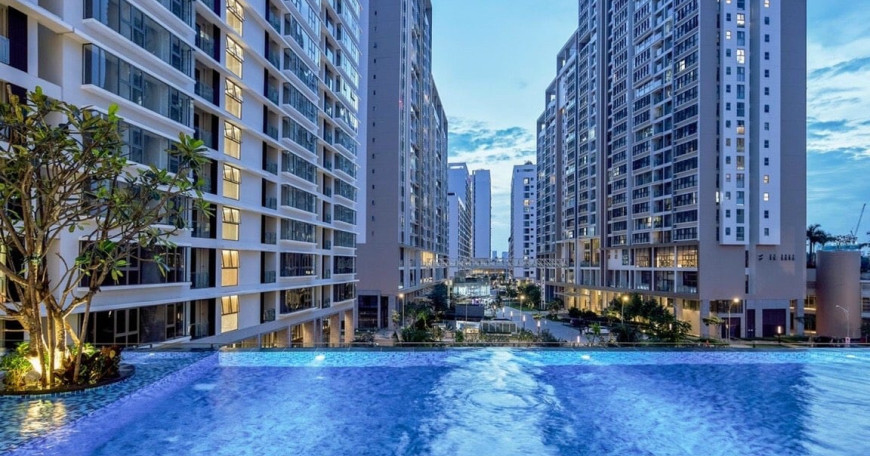 Bán căn hộ 81m2 2PN 2WC view biệt thự tại The Peak - Midtown M8 -Phú Mỹ Hưng-Quận 7