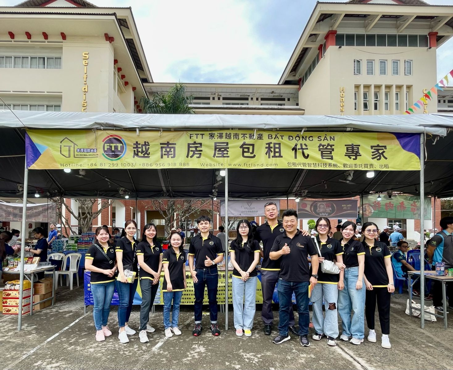 FTT Land 團隊在胡志明市台北學校