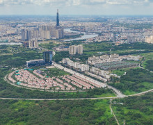 胡志明市批准乐天集团和 Vingroup 集团两个项目的土地价格。