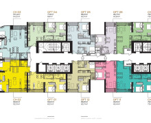 Vinhomes Golden River建案 Aqua 2塔樓的佈局