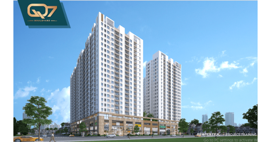 出售第七郡 Q7 Boulevard 公寓，黃金地段——價格 32.95 億越盾