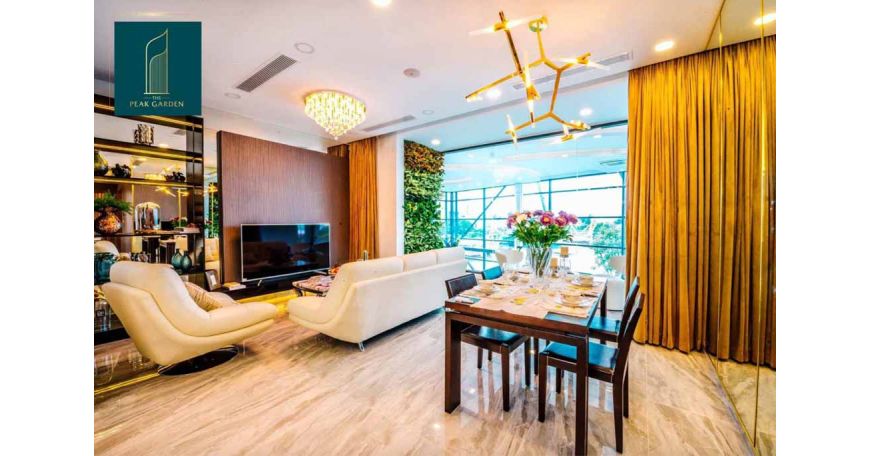 Căn hộ mẫu 70m² và 101m² The Peak Garden, Quận 7.