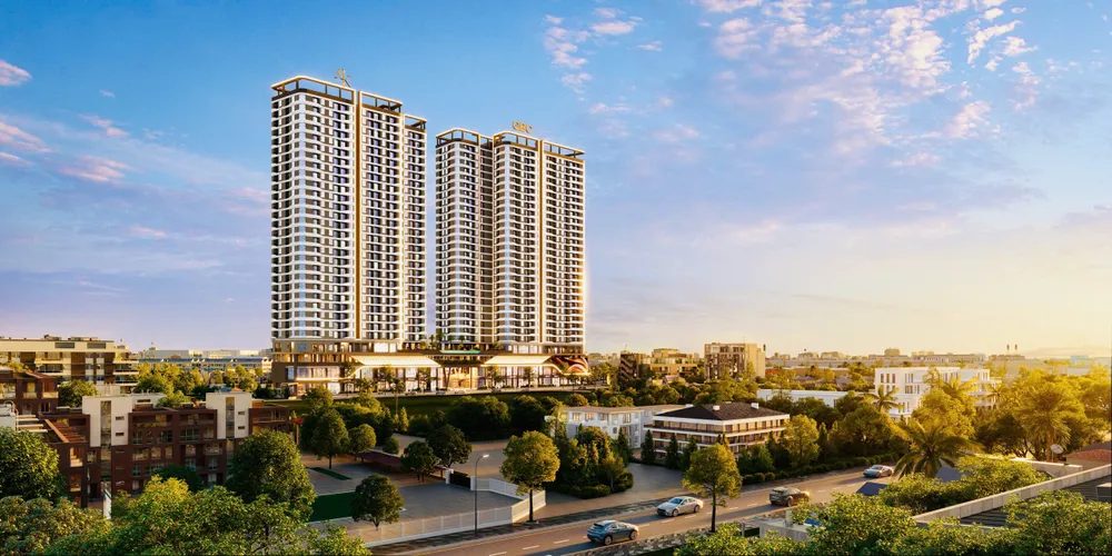 A&K Tower 2025년 12월 현장 사진(지하층 완료, 1층 시공 중)