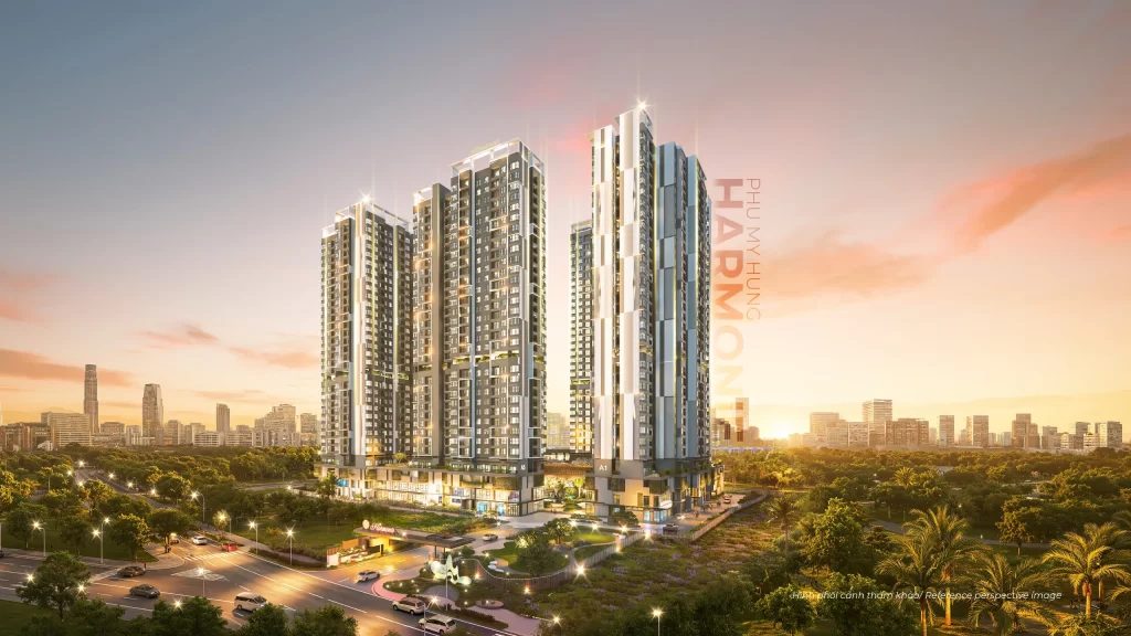 Phú Mỹ Hưng Harmonie 분양 프로젝트 외관 투시도