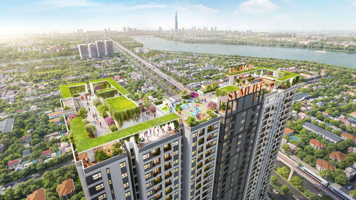Symlife(Symphony of Life) 옥상 Sky Park 투시도